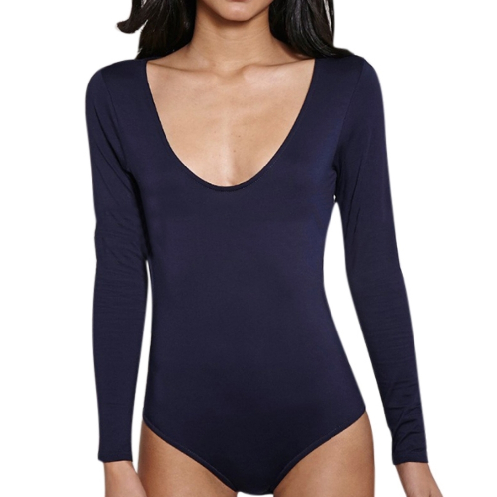 Navy long sleeve leotard👯‍♀️